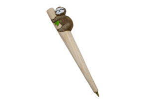 Hand-made bear pencil